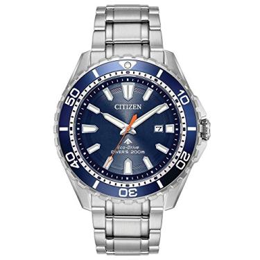 Imagem de Citizen Relógio masculino Eco-Drive Promaster Diver, Mostrador azul, 9 inches, BN0191-55L Eco-Drive