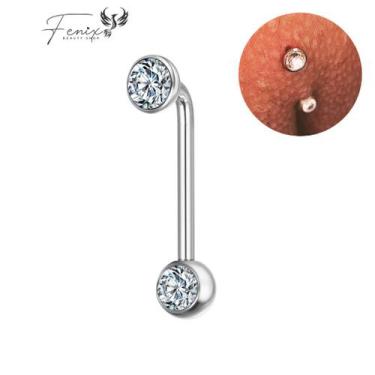Imagem de Piercing Íntimo Christina com Zircônia - Fenix Beauty Shop, PRATA - 2 