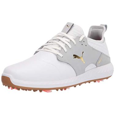 Imagem de PUMA Sapato de golfe masculino Ignite Pwradapt feito em gaiola, Puma cintura alta branca, 9