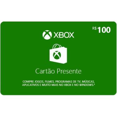 Imagem de Gift Card Digital Xbox Cash Card R$ 100