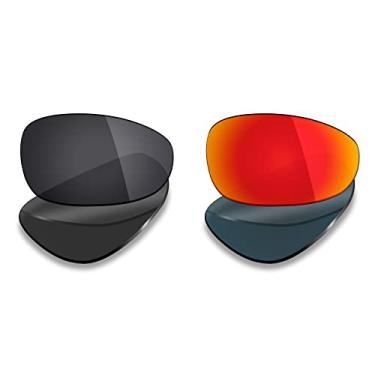 Imagem de Mryok 2 pares de lentes polarizadas de substituição para óculos de sol Oakley Juliet - opções