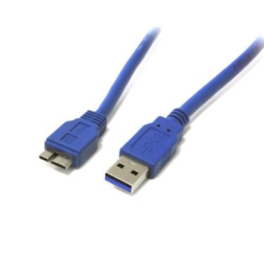 Imagem de StarTech. com cabo USB 3.0 para Micro B de 0,9 m - USB 3.0 supervelocidade 5Gbps - blindado USB A para USB Micro B - Azul - Cabo USB 3.0 (USB3SAUB3)