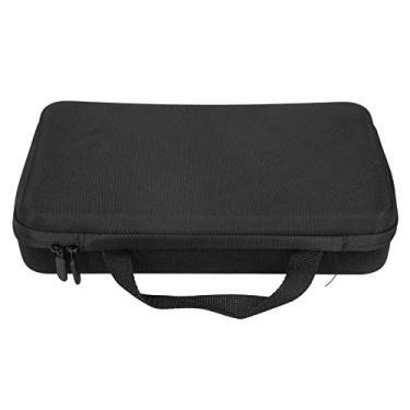 Imagem de Asixxsix Bolsa de proteção para câmera com grande capacidade ajustável para espaço ao ar livre, bolsa preta à prova d'água para câmera, para armazenamento de câmeras esportivas (grande (AT857))