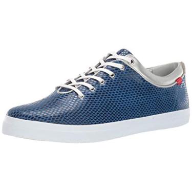 Imagem de MARC JOSEPH NEW YORK Mocassim feminino de couro Grand Bleecker Street, Cobra azul real, 5