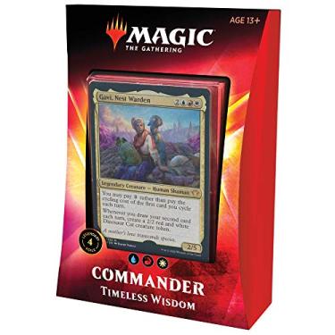 Imagem de Magic: The Gathering Timeless Wisdom Ikoria Commander Deck | 100 Card Deck | 4 Foil Legendary Creatures