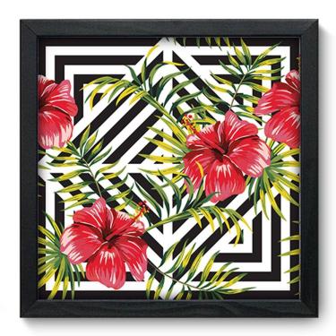 Imagem de Quadro Decorativo - Flores - 33cm x 33cm - 137