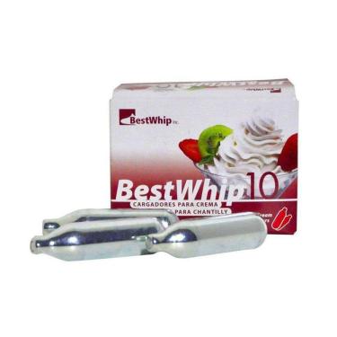 Imagem de Gás para Garrafa Chantily 20 caixas cada caixa com 10 capsulas BestWhip