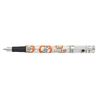 Imagem de Sheaffer Caneta-tinteiro Pop Star Wars BB-8 com acabamento cromado e ponta média