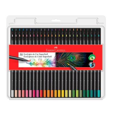 Imagem de Lápis de cor Super Soft 50 cores 120750SOFT Faber-Castell