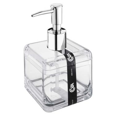 Imagem de Porta Sabonete Líquido Coza Cube Cristal
