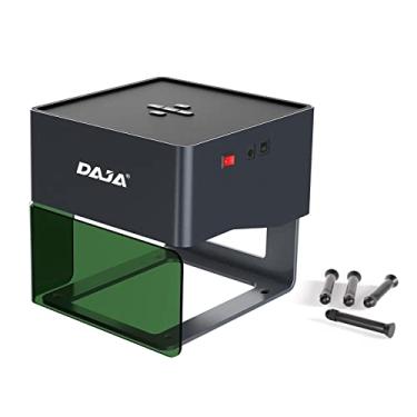 Imagem de Qudai DAJA DJ6 Gravador a DIY Marcação Portátil Máquina de Gravação para DIY Handcraft Logotipo Impressora 80x80mm Área de Escultura com 4PCS Colunas Elevadas Suporte Conexão Móvel Sem Fio Madeira