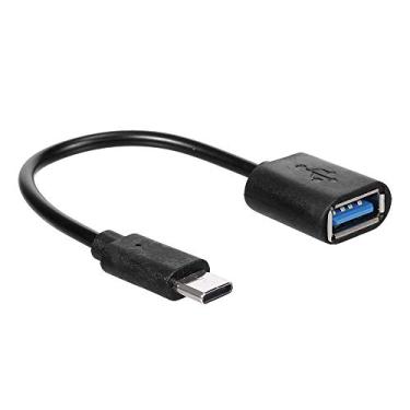 Imagem de Adaptador OTG Tipo-C para USB3.0 Cabo adaptador Tipo-C ho para USB3.0 Feminino Cabo Conversor de Alta Velocidade Ampla Compatibilidade Preto