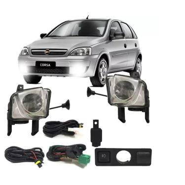Imagem de Kit Farol De Milha Auxiliar Corsa  Meriva  Montana 2003/10