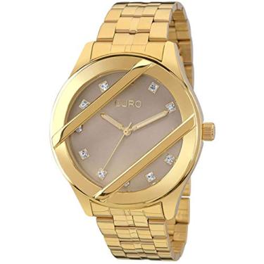 Imagem de "Relógio Feminino Euro Analógico, Pulseira de Aço, Caixa de 4,2 - Resistente à Água 5 ATM - EU2039JB/4C"