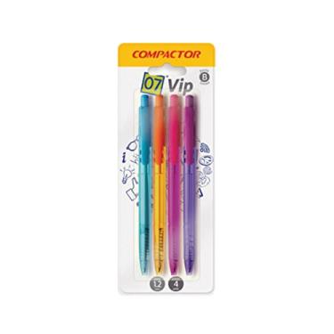 Imagem de Kit Caneta Esferográfica 07 Vip 4 cores