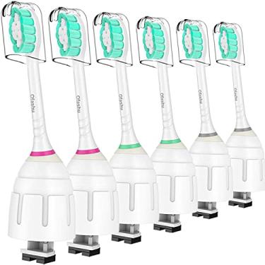 Imagem de Cabeças de escova de dentes de substituição para Philips Sonicare – Compatível com a série E HX7022/66 para escova Phillips Essence, Elite, Xtreme, Advance, CleanCare toda a escova de dentes elétrica da Ofashu pacote com 6