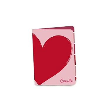 Imagem de Convite Pequeno In Love - Pacote Com 8 Un Regina Colorido