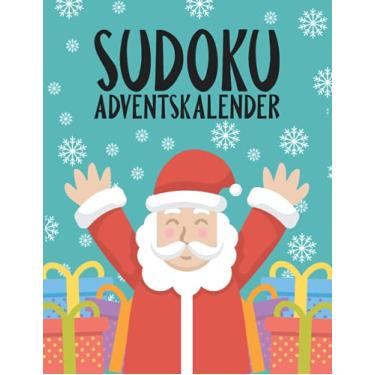 Imagem de Sudoku Adventskalender: Großer Adventskalender mit täglich neuen Sudoku Rätseln in 4 Schwierigkeitsstufen - Weihnachtskalender für Erwachsene und Kinder