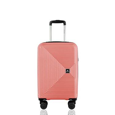 Imagem de Mala de Bordo 10kg de Viagem Rígida Cadeado TSA Rodas Duplas 360° Gladiador B4MB2 Coral