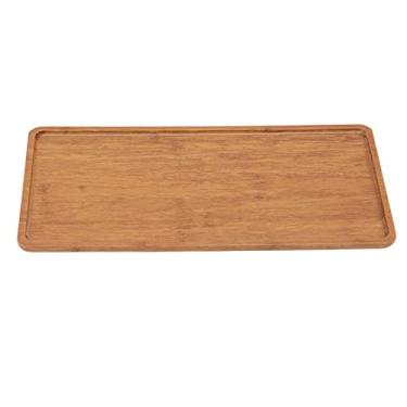 Imagem de Prato de Comida, Bandeja de Pão de Grãos Original Fácil Limpeza Ampla Aplicação para Casa (S)