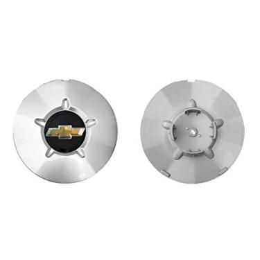 Imagem de Jogo Calota Centro de Roda Gm Prisma 06 a 12 Emblema Preto