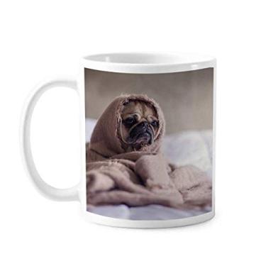 Imagem de Bulldog Caneca de cerâmica com imagem solitária de animais de estimação copo de porcelana de café