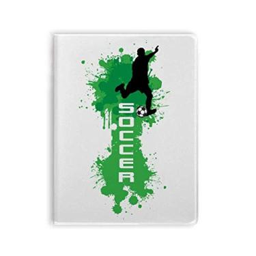 Imagem de Caderno de futebol americano, esportivo, capa de chiclete, diário de capa macia