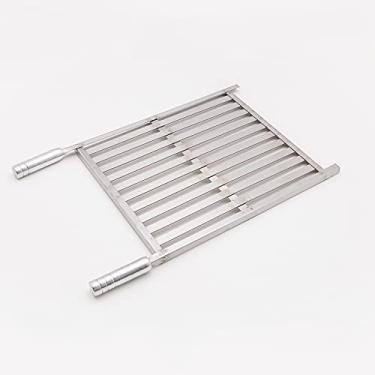 Imagem de Grelha de Inox Barra Chata 55x70cm - ArteInoxx