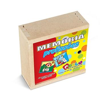 Imagem de Carlu Brinquedos - Jogo da Memória, 3+ Anos, 40 Peças , Color Multicolorido, 1042