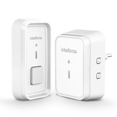 Imagem de Campainha sem fio Intelbrás - com Bateria - Branco - CIB 101 BR