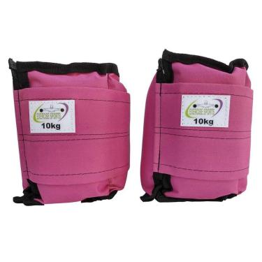 Imagem de Tornozeleira / Caneleira Peso 10 Kg - Academia - Rosa.