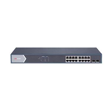 Imagem de Hikvision Switch Gerenciável Metalico Gigabit DS-3E1518P-SI 16 Portas PoE 10/100/1000MBPS + 02 Portas SFP