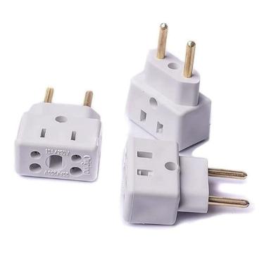 Imagem de Kit 03 Adaptador de Tomada BOB Esponja 10A e 20A