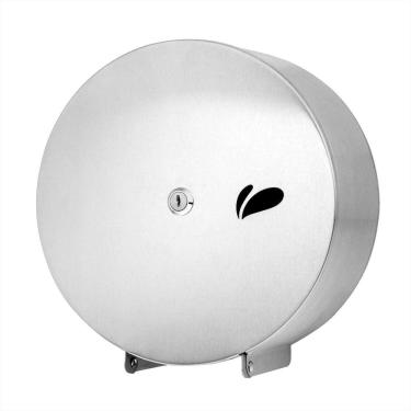 Imagem de Dispensador de Papel Higiênico Porta Rolão Inox Biovis 500 m