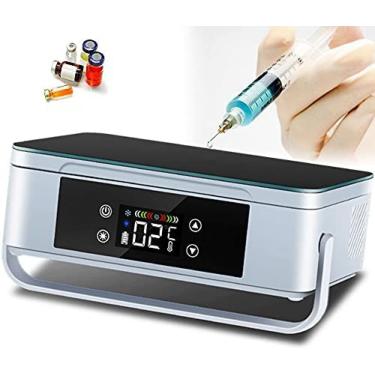 Imagem de Estojo De Viagem Para Refrigerador De Insulina, Estojo Para Refrigerador Médico Portátil, Grande Capacidade E Refrigerador Pequeno Para Medicamentos Com Tela LCD, Para Insulina E Outros Medicament
