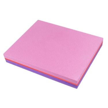 Imagem de Fancyes Tapete de yoga exercício equilíbrio almofada fitness físico antiderrapante 6cm grosso cadeira almofada equipamentos para equilíbrio trabalho, rosa