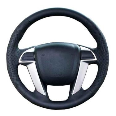 Imagem de Capa de volante, para Honda Accord 8 2008-2012, personalize couro costurado à mão DIY