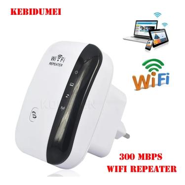 Imagem de Wireless WiFi Repeater  300Mbps Router  Amplificador de Sinal  Wi Fi Booster  Extensor WiFi  Longo