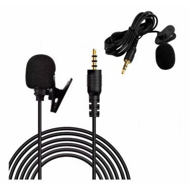 Imagem de Microfone Lapela Celular Android Universal Com Presilha