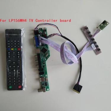 Imagem de Tv hdmi tv56 placa de controle usb lcd  vga rf led av áudio remoto kit para lg display lp156wh4