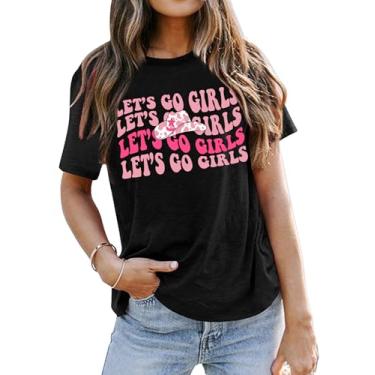 Imagem de Camiseta feminina Let's Go Girls Nashville Bachelorette Party Gifts Bride Gifts Wedding Vacation Tops, Noiva-preto 4, G