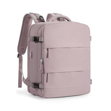 Imagem de Mochila casual de viagem, A - raiz de lótus rosa, X-Large