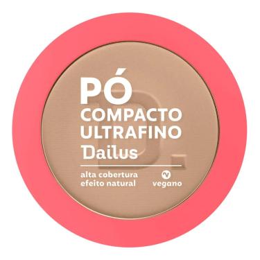 Imagem de Pó Compacto Ultrafino Dailus D5 Cor Médio Com 10G