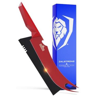 Imagem de Dalstrong BBQ Pitmaster & Meat Knife - 9" - Shadow Black Series - Red Edition, Red Titanium Nitride Coated - High Carbono, 7CR17MOV-X Vacuum Treated Steel- Sheath - NSF Certified