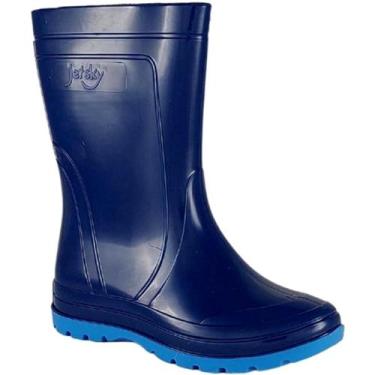 Imagem de Bota Galocha Infantil Meninas Impermeável Grendene Jetsky 348 Azul N 3