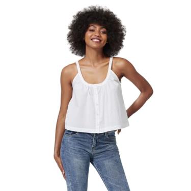 Imagem de BEAUZSUZSANA Camiseta feminina fashion 2024 verão casual sexy tops 100% algodão gola canoa mangas camisas abotoadas, Marfim, XXG