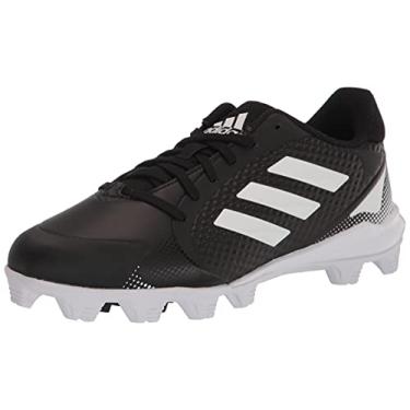Imagem de adidas Tênis de beisebol feminino Purehustle 2 Md, Preto/branco/branco, 40