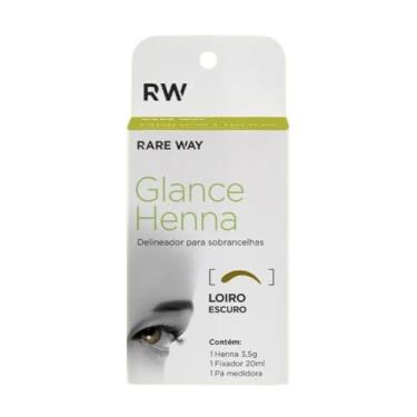 Imagem de Henna Para Sobrancelha Loiro Escuro Rare Way - Glance Henna - 3,5Gr