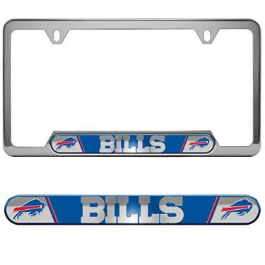 Imagem de FANMATS NFL - Moldura para placa de licença em relevo Buffalo Bills