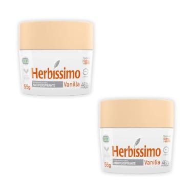 Imagem de Kit 2 Desodorantes Herbíssimo Creme Vanilla 55g